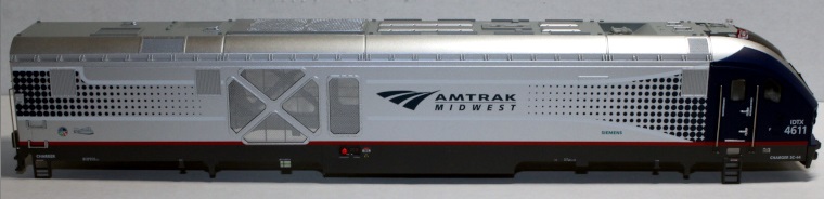 Loco Shell- Amtrak MidWest #4611 ( SC-44 Charger )